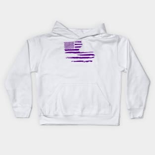 Louisiana Purple Kids Hoodie